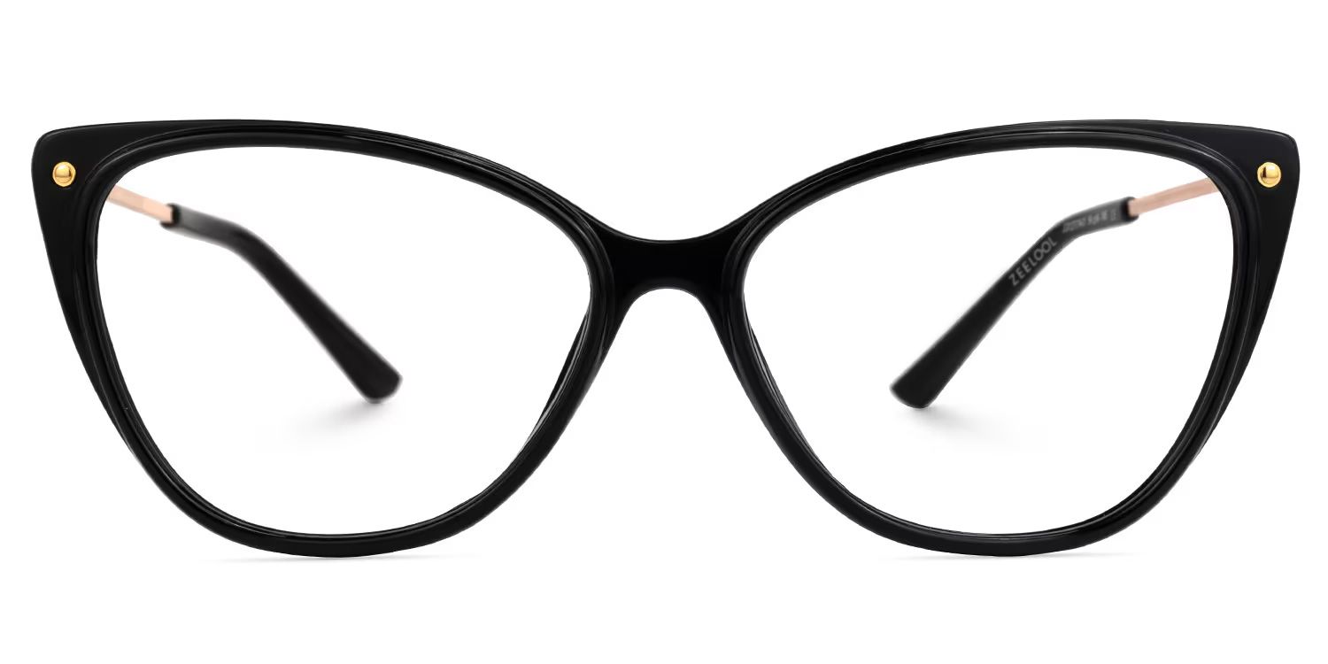 Cateye Brandi Black Glasses deals -Zeelool Glasses0
