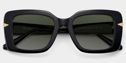 Neon Black Square Glasses3