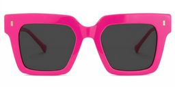 Gilberto Bright Pink Square Sunglasses0