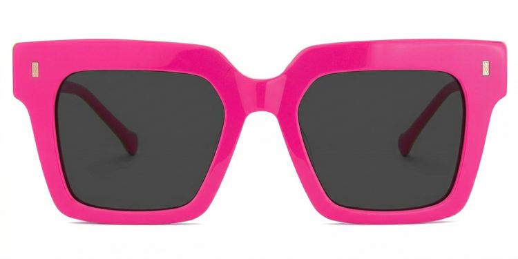 Gilberto Bright Pink Square Sunglasses