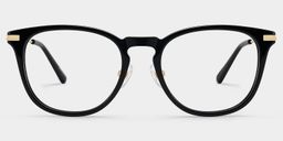 Laura Black Square Glasses1