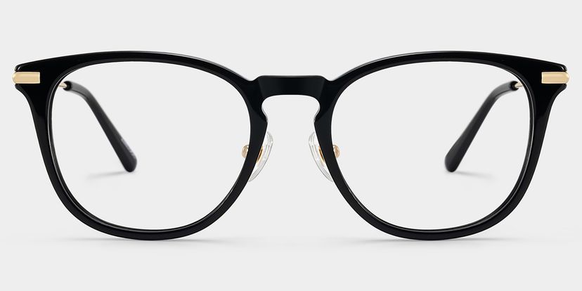 Laura Black Square Glasses