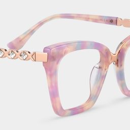 Darlyn Pink Cat eye Glasses5