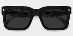 Shirmme Black Square Sunglasses1