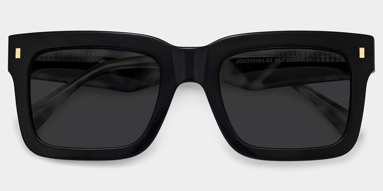 Shirmme Black Square Sunglasses