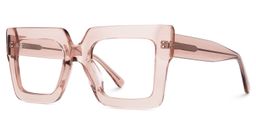 Brandon Beige Square Glasses2