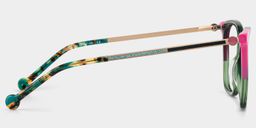 Nico Green Square Glasses4