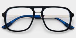 Ryder Blue Aviator Glasses2
