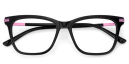 Eliot Black Rectangle Glasses2