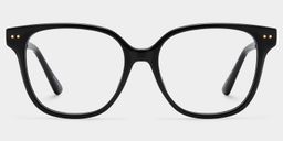 Clara Black Cat eye Glasses1