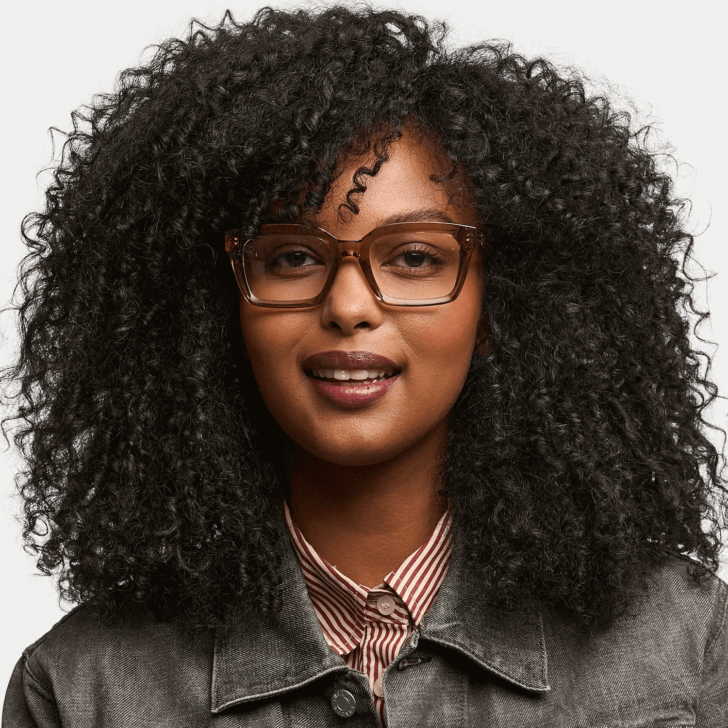 Grover Rectangle Eyeglasses with Beige Frames | ZEELOOL6