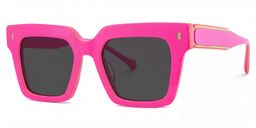 Gilberto Bright Pink Square Sunglasses2