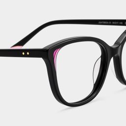 Brady Black Pink Butterfly Glasses4