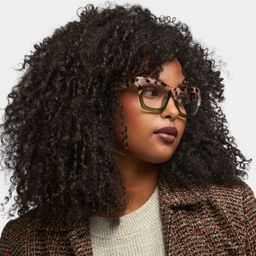 Benitez Two-Tone Square Glasses0