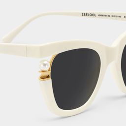 Pearl White Cat eye Sunglasses4