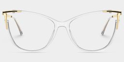 Yomary Clear Cat eye Glasses0