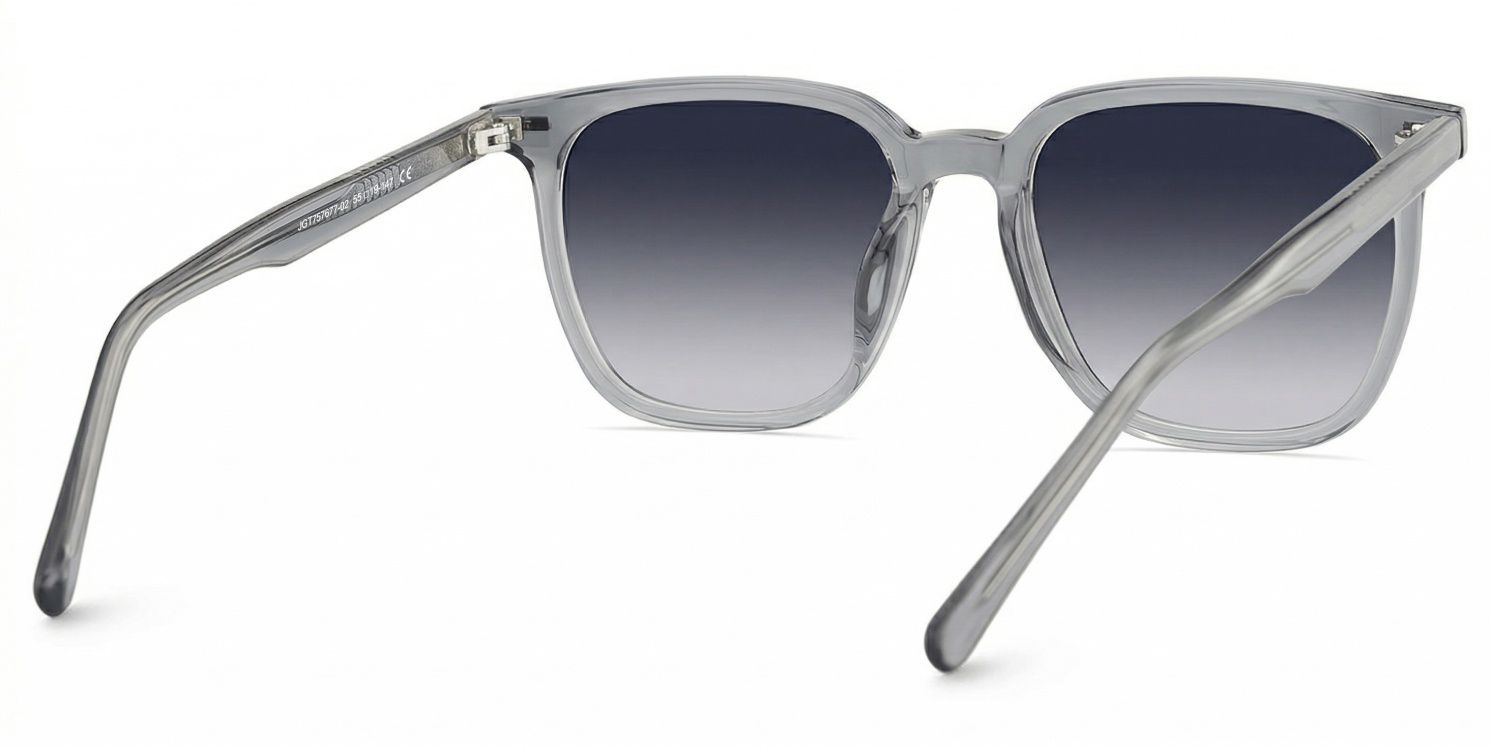 Eliza Tr90 Grey Square Frame Sunglasses | ZEELOOL4