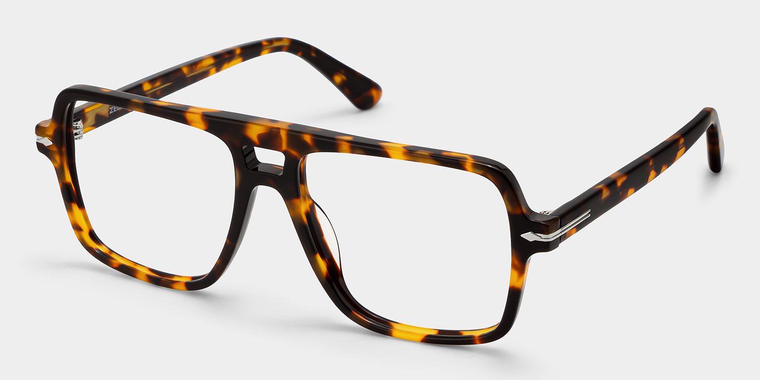 Easton Tortoise Aviator Frame Glasses for Men | ZEELOOL3