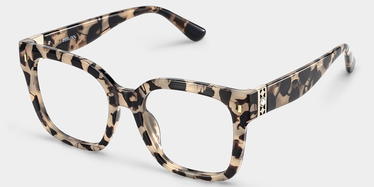Scicluna Square Tortoise Shell Glasses for Women Online | ZEELOOL2