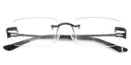 Peavy Gray Rectangle Glasses2
