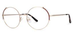 Rindy Brown Round Glasses1