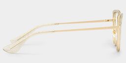 Celine Gold Cat eye Glasses4