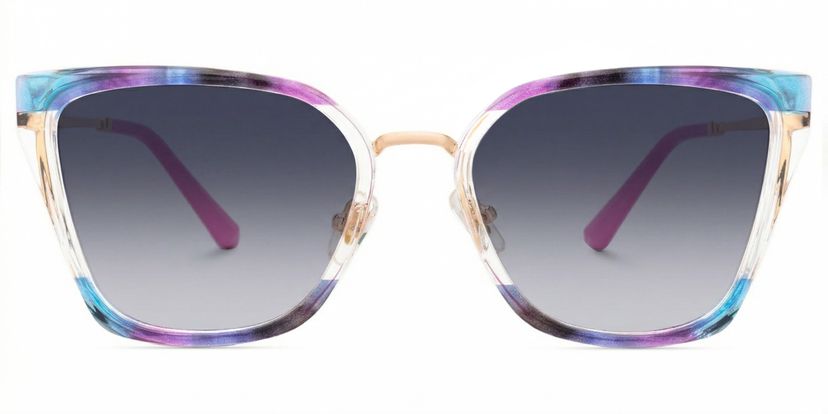 Martins Multicolor Rectangle Sunglasses