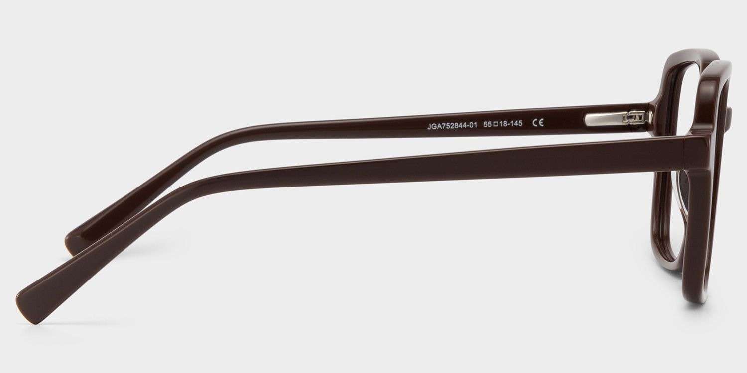 Kenneth Dark Brown Square Glasses for Ladies | ZEELOOL3