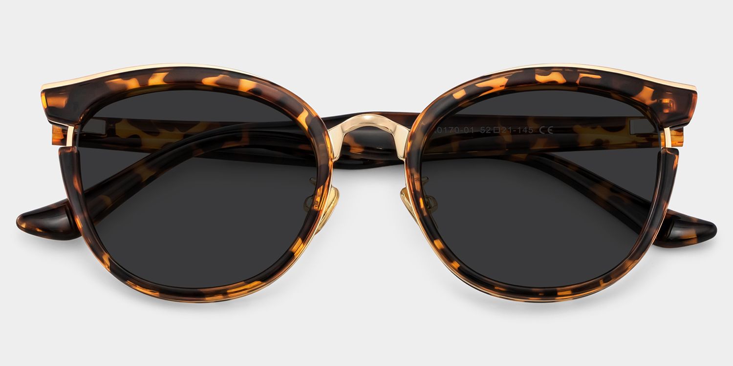 Laraine Cat Eye Tortoise Sunglasses for Women & Men | ZEELOOL1