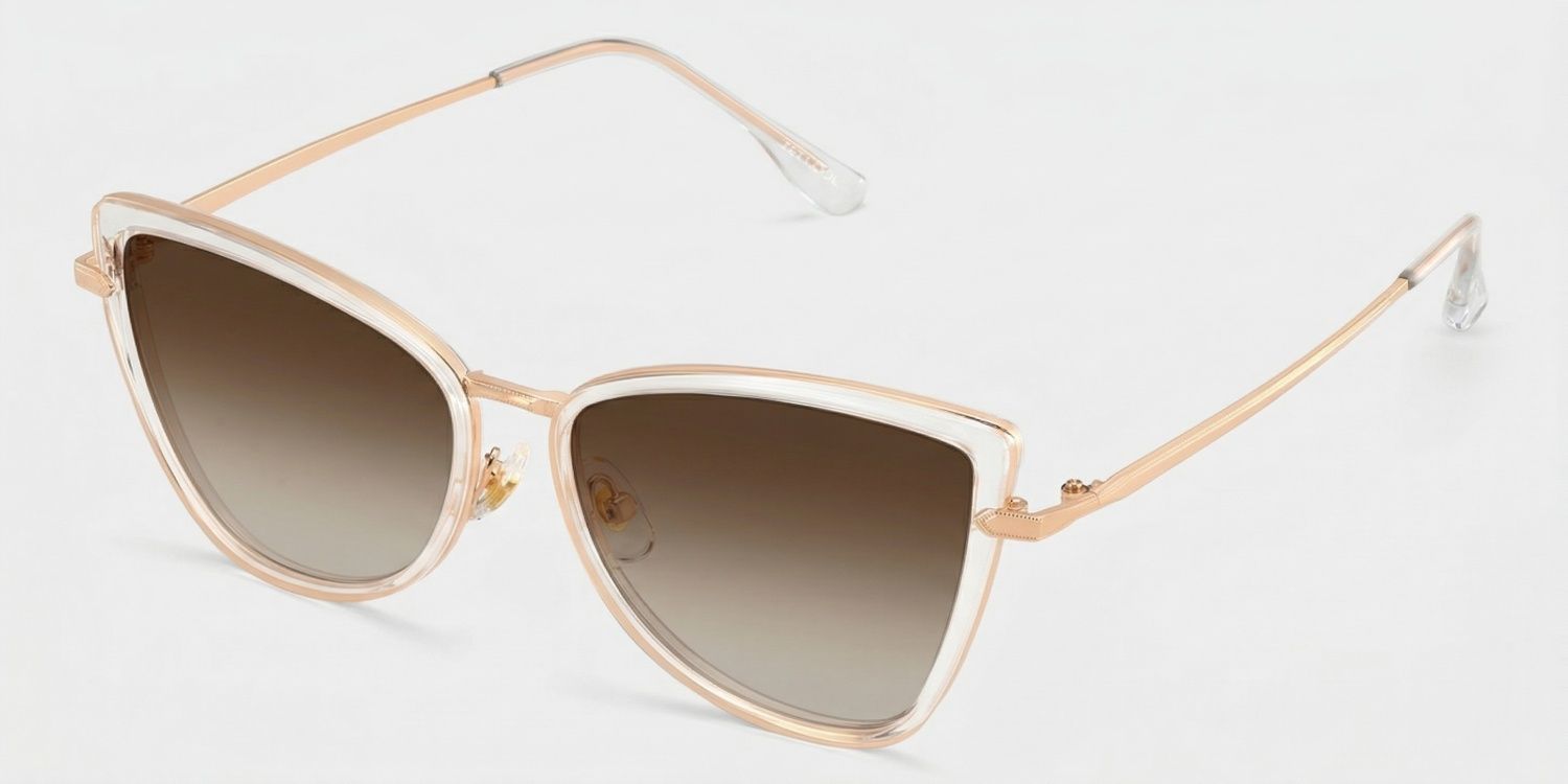 Sloane Cat Eye Clear Sunglasses for Women & Men | ZEELOOL2