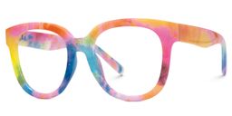 Harrell Rainbow Square Glasses1