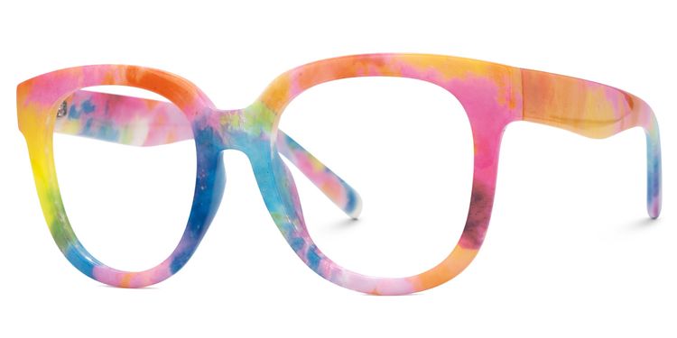 Harrell Rainbow Square Glasses