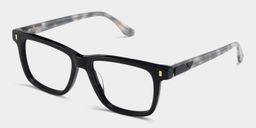 Travis Black Rectangle Glasses3