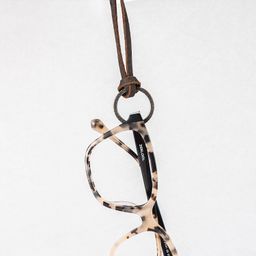 Adjustable Eyeglasses Leather Strap Alloy Ring0
