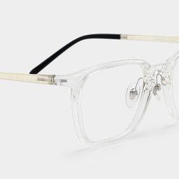 Lily Clear Rectangle Glasses5