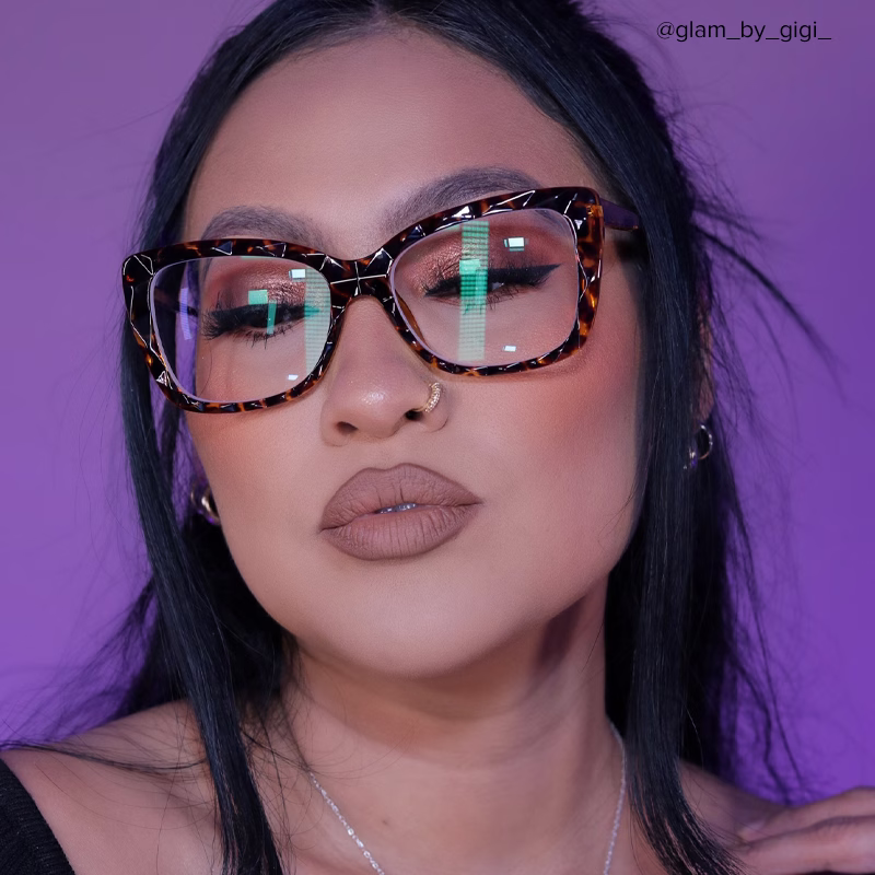 Martha Cat Eye Clear Glasses