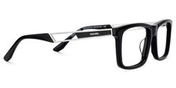 Osvaldo Black Rectangle Glasses3