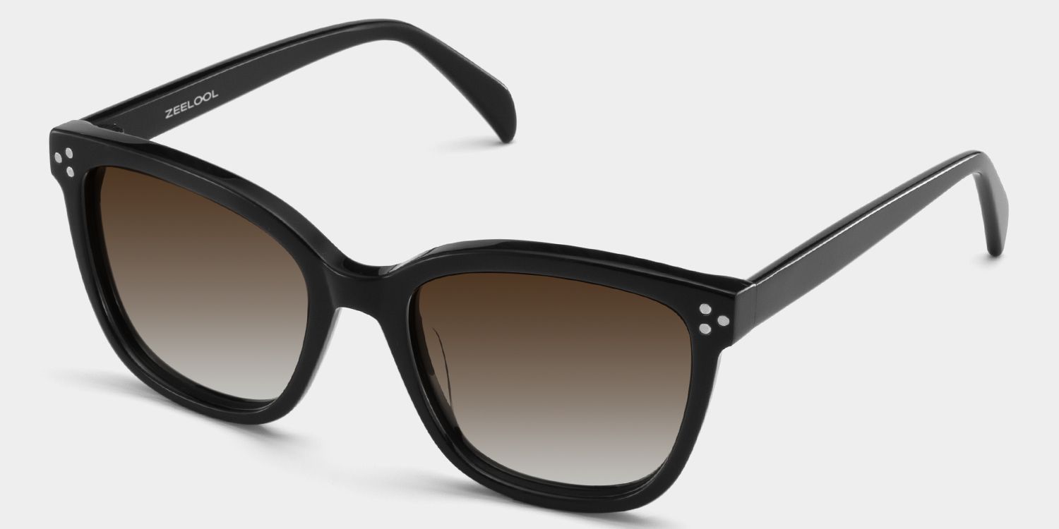 Scarlett Square Black Frame Sunglasses Online Sale | ZEELOOL2