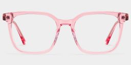 Freya Pink Square Glasses4