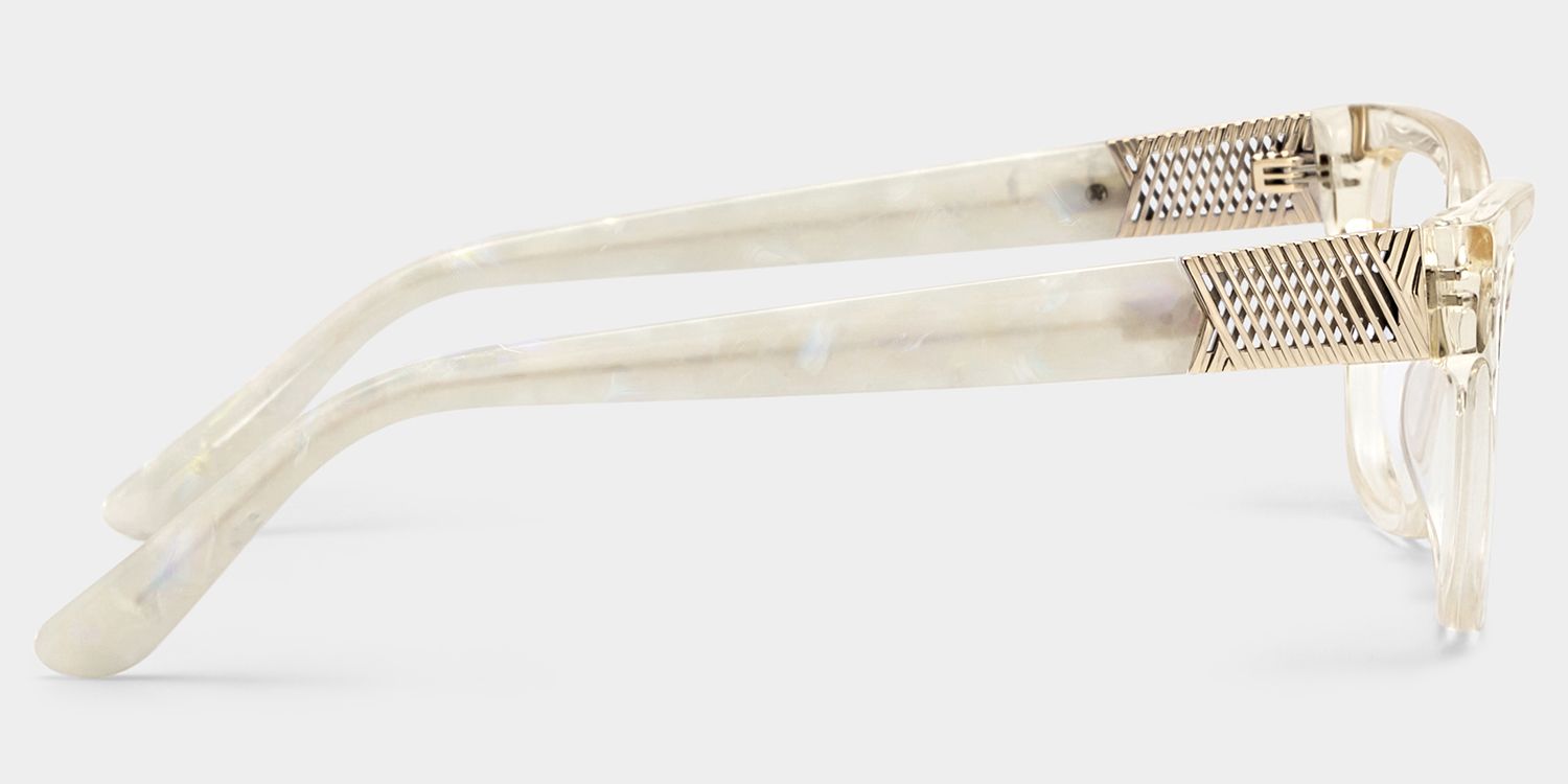 Miranda Cat Eye Clear Yellow Frame Glasses Online | ZEELOOL4