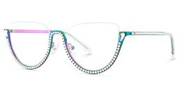 Sparkle Iridescent Cat eye Glasses4