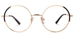 Rindy Black Round Glasses0