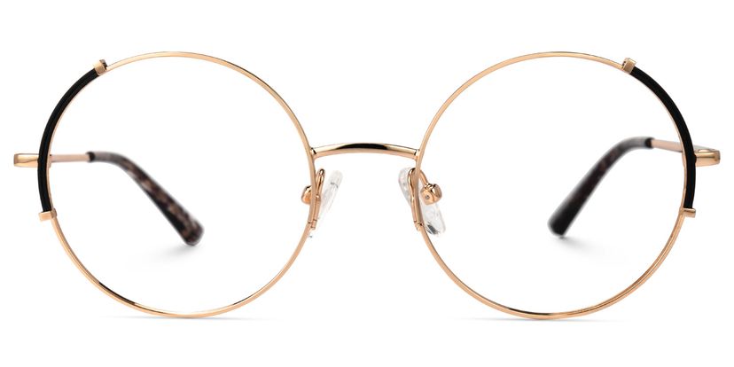 Rindy Black Round Glasses