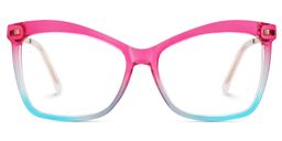 Isaebella Pink Blue Butterfly Glasses0