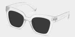 Malcolm Clear Square Sunglasses2