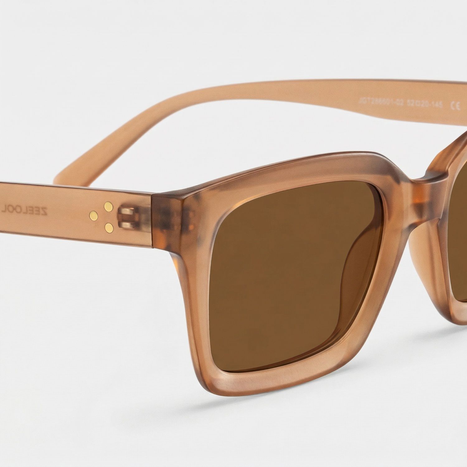 Marley Beige Rectangle Sunglasses to Frame Your Face | ZEELOOL4