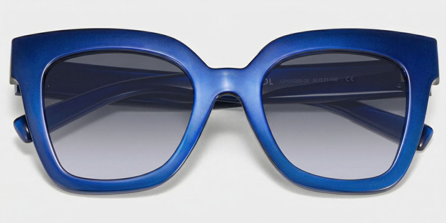 Malcolm Square Blue Frame Sunglasses Online Sale | ZEELOOL1