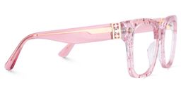 Scicluna Pink Square Glasses4