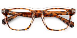 Liam Tortoise Rectangle Glasses2