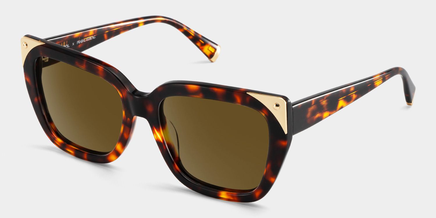 Sophia Acetate Tortoise Frame Sunglasses | ZEELOOL3
